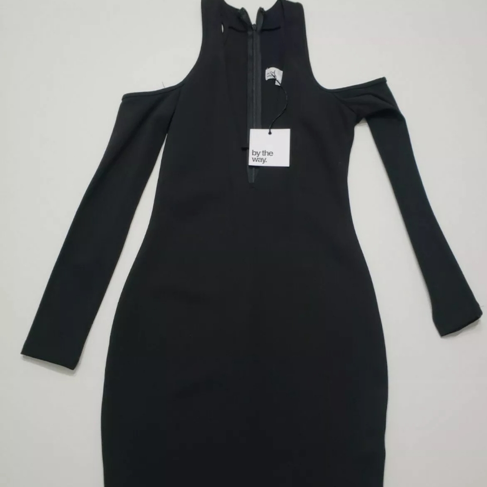By The Way Off Shoulder XS Mini Dress Black
